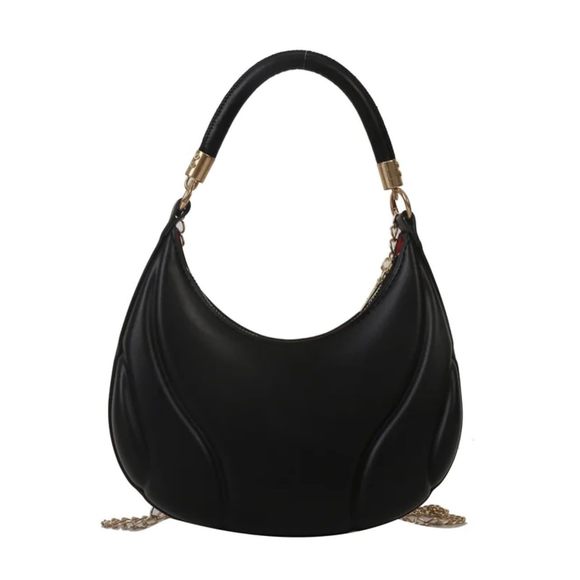 Luxury Leather Hangbag/Shoulder Bag Black :D - Picture 1 of 4